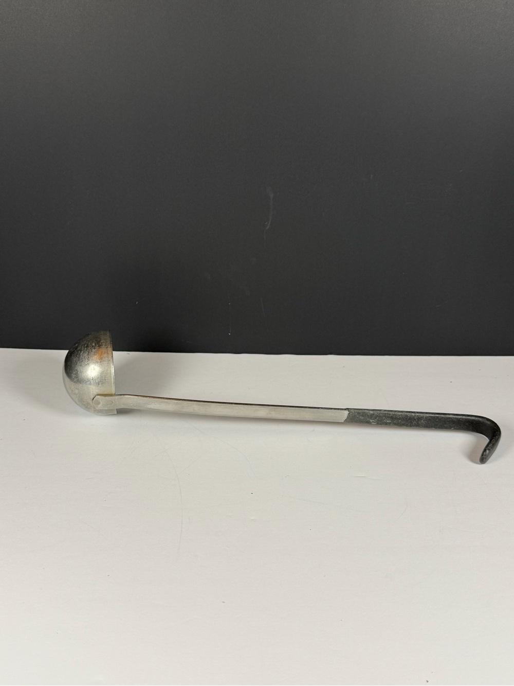 Vintage Vollrath USA Stainless Steel 4oz Soup Punch Ladle Black Handle